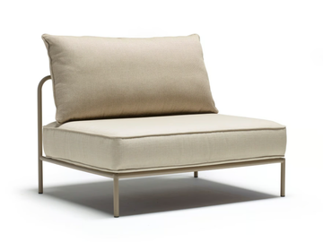 FLAP - Modular steel and fabric garden armchair by SCAB DESIGN - view 2